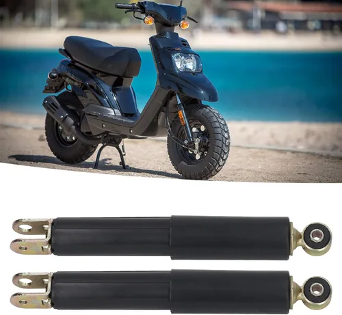 Vista 5 de Par de amortiguadores delanteros 10.236 in motocicleta amortiguadores delanteros puntal acero de aleación para GY6 125 Scooter
