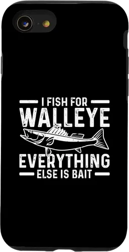 Vista 13 de Funda para iPhone 15 I Fish For Walleye Fishing Walleye Fisherman