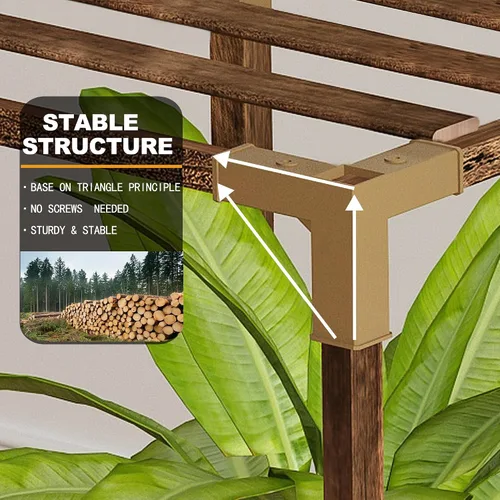Vista 4 de HOMKIRT Soporte para plantas con luz de crecimiento, estante iluminado para plantas de interior para múltiples plantas, estante alto de madera