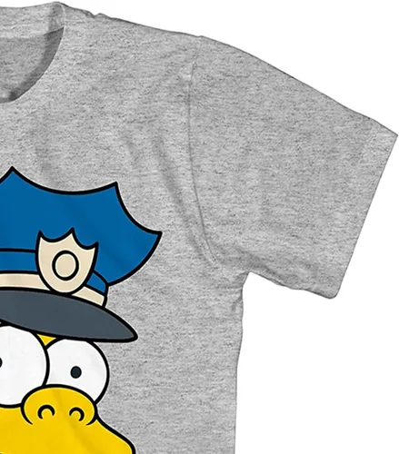 Vista 6 de The Simpsons Camisa Homer para hombre - Homer, Moe Szyslak, Chief Wiggum, Ned Flanders, Bart, Lisa Big Face Costume Camiseta de cosplay