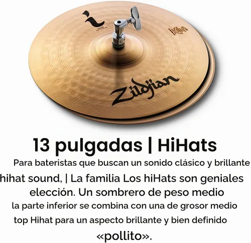 Vista 4 de Avedis Zildjian Company I Family Essentials Plus Paquete de platillos de 13 pulgadas, 14 pulgadas, 18 pulgadas (ILHESSP)