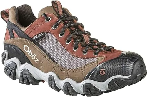 Vista 3 de Oboz Firebrand II Low B-Dry - Zapatos de senderismo para hombre, TIERRA