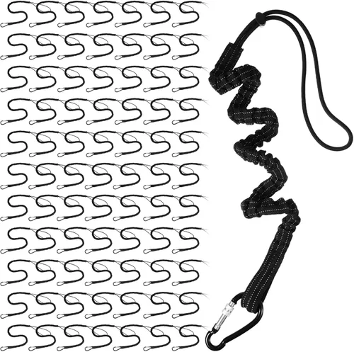 Vista 11 de LEIFIDE 6 piezas de cordón para herramientas de longitud estándar, correa de seguridad para herramientas, 7.5kg 16.5lb resistente, protección contra