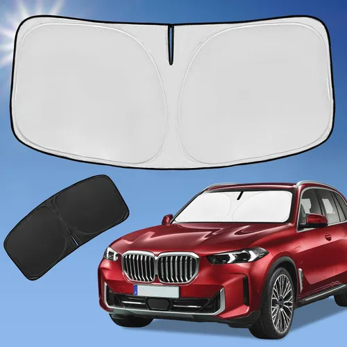 Vista 152 de Parasol de 4 capas para parabrisas, ajuste personalizado, tela 240T
