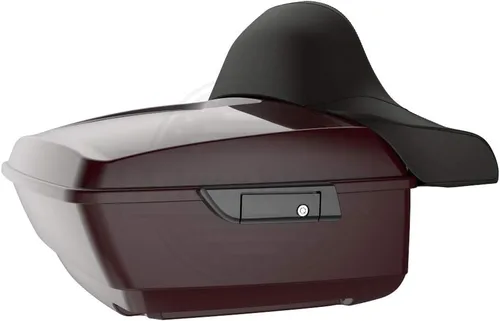 Vista 21 de Moto Onfire King Tour - Maletero con almohadilla de respaldo para Harley Touring 1997+ (Barracuda Silver)