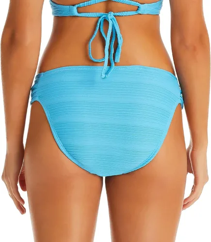 Vista 2 de Jessica Simpson Women's Standard Side Shirred Bikini Bottom