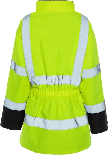 Vista 5 de Utility Pro UHV664 - Chaqueta de poliéster de alta visibilidad para mujer, con puños de tormenta con protector de tela de teflón Dupont, color Verde