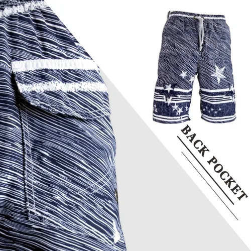 Vista 3 de PREFER TO LIFE Pantalones cortos para hombre, secado rápido, traje de baño para playa, fiesta de vacaciones, bermudas, natación, pantalones grandes