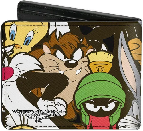 Vista 2 de Buckle-Down Monedero Bifold Looney Tunes para hombre