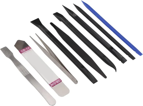 Vista 4 de Kit de herramientas de reparación electrónica 9 en 1, abridor de pantalla LCD para teléfonos móviles, tabletas, portátiles, herramienta