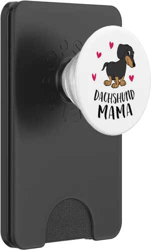 Vista 6 de Dachshund Mom Funny Dachshund PopSockets MagSafe PopGrip para iPhone