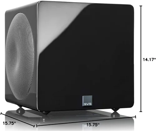 Vista 8 de SVS 3000 Micro Subwoofer Sellado con controladores duales de 8" totalmente activos (negro brillo piano)