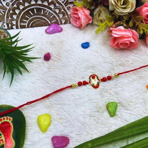 Vista 8 de AKRITSANS Iron Man Rakhi para hermano Marvel Rakhi hilo para Bhai Bhabhi Bhaiya y Bhatiji Veera Pulsera Raksha Bandhan Rakhi para hermano, hermana
