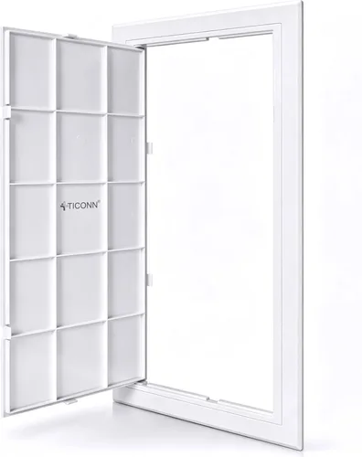 Vista 10 de TICONN Panel de acceso para paneles de yeso, 6 x 9 pulgadas, cubierta de plástico ABS para pared, puertas de acceso, panel de acceso fácil