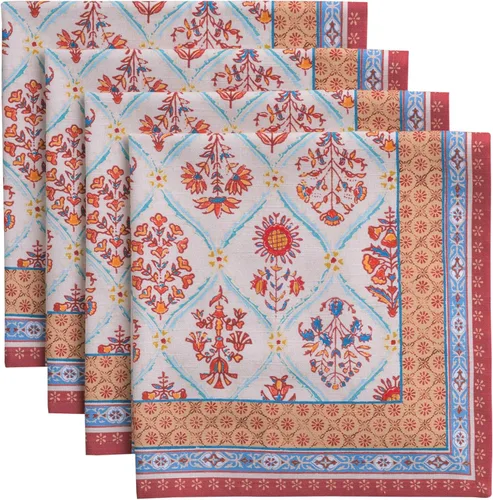 Vista 28 de Maison d' Hermine Juego de 4 servilletas de tela 100% algodón, suaves y duraderas, servilletas cuadradas reutilizables para uso diario, lavables