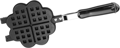 Vista 5 de Sartén para gofres en forma de corazón, forma de corazón, cocina para el hogar, cocina, antiadherente, waflera para hacer waffles, molde para hornear