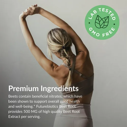 Vista 4 de Futurebiotics Raíz de remolacha extra fuerte, sin OMG, 120 tabletas vegetarianas