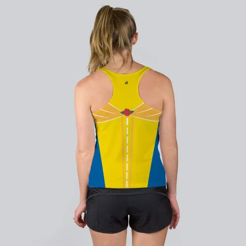 Vista 4 de Gone For a Run Camiseta sin mangas para mujer Disfraz de cuento de hadas y princesa Varios diseños