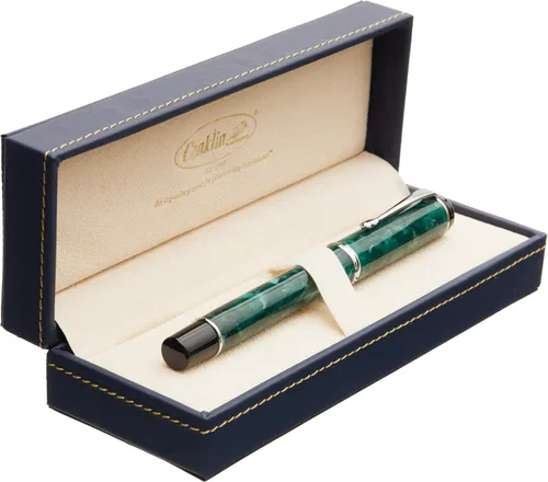Vista 31 de Conklin Duragraph Pluma estilográfica Abalone Nights - Punta mediana, elegante instrumento de escritura con exquisito acabado de abulón
