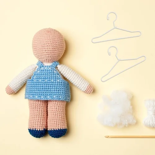 Vista 9 de 20 piezas de ropa para muñecas, colgador de metal para muñecas, ropa de muñeca, accesorios para ropa de muñeca, vestido de 2.25 pulgadas