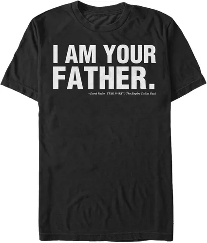 Vista 5 de Star Wars Mens Officially Licensed Star Wars Tees for Dad Negro/Aguas Pop
