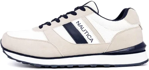 Vista 2 de Nautica Men's Lace-Up Sneakers Casual, Stylish, and Comfortable for Walking