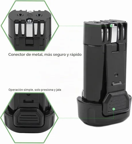 Vista 6 de 2000mAh para Dewalt 8V Batería DCB080 DW4390 DCF680 DCF680N1 DCB095