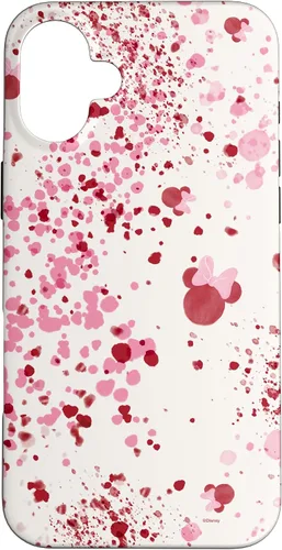 Vista 23 de Disney Minnie Mouse Head Ears - Carcasa para iPhone 17, diseño abstracto de salpicaduras
