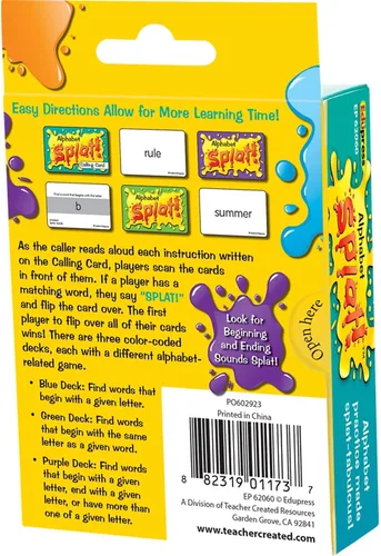 Vista 4 de Teacher Created Resources Grados de juego Alphabet Splat PreK-1 (EP62060)