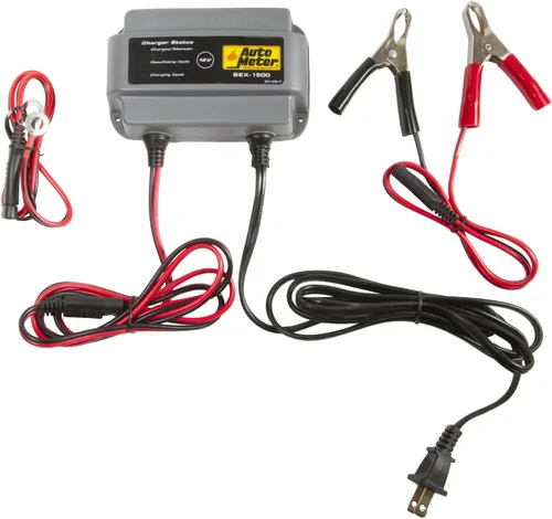 Vista 2 de Auto Meter BEX-1500 BEX Series 1.5 Amp Cargador de batería/mantenedor, Multi
