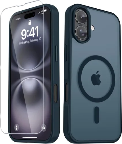 Vista 769 de Funda para Google Pixel 10 Pro XL, cubierta magnética mate, color negro Fit for MagSafe, Screen Protector included, Shockproof Military Grade