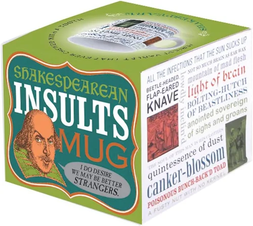Vista 8 de The Unemployed Philosophers Guild Taza de café con insultos shakespearianos - Los insultos más ingeniosos y crueles de Shakespeare - Viene en una