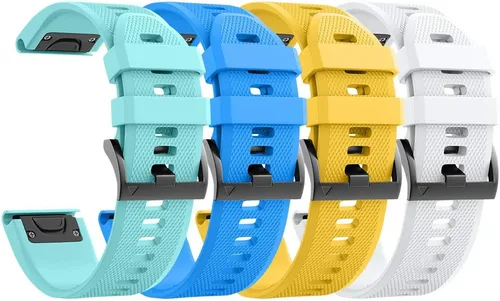 Vista 9 de NotoCity Compatible con Forerunner 935 Correa de reloj de silicona de repuesto para Fenix 5/Fenix 5 Plus/Fenix 6/Fenix 6 Pro/Forerunner