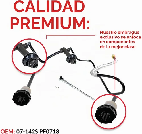 Vista 2 de SOUTHEASTCLUTCH Conjunto de línea de cilindro maestro compatible con Ranger Explorer Xl Xlt Se Sx Troy Splash Pickup 1995-2011 2.3L L4 2.5L L4 3.0L