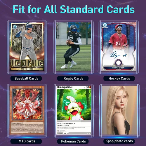 Vista 4 de 400 Card Sleeves Top Loaders for Cards, 3"x4" Card Holder (200Soft+200Hard)