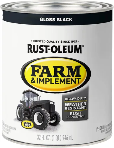 Vista 85 de Rust-Oleum Farm & Implement 280176 - Pintura esmaltada, galón, naranja (Allis Chalmers Orange)
