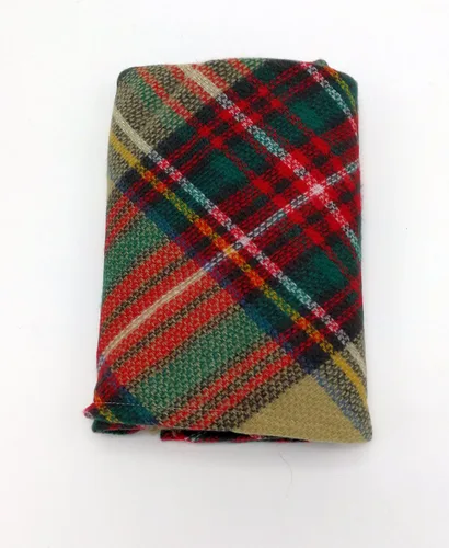 Vista 5 de Wander Agio - Bufanda envolvente con diseño a cuadros o triangular para mujer, para el invierno, cálida y larga, de punto, tacto de cachemira, chal
