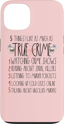Vista 7 de Funda para iPhone 13 Pro Max Serial Killer I Like True Crime For Women True Crime Lover