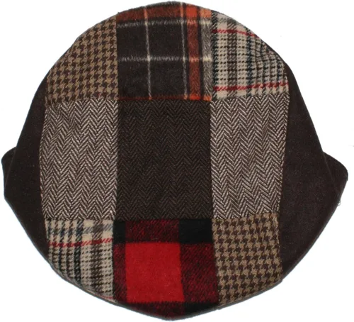 Vista 4 de Ted Jack - Gorra de conducción de tweed con forro acolchado