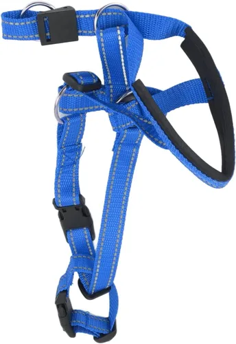 Vista 11 de TOPINCN Collar para la cabeza, cabestro de cabeza de perro con correa de seguridad, material de nailon con hebilla de metal, arnés para la cabeza
