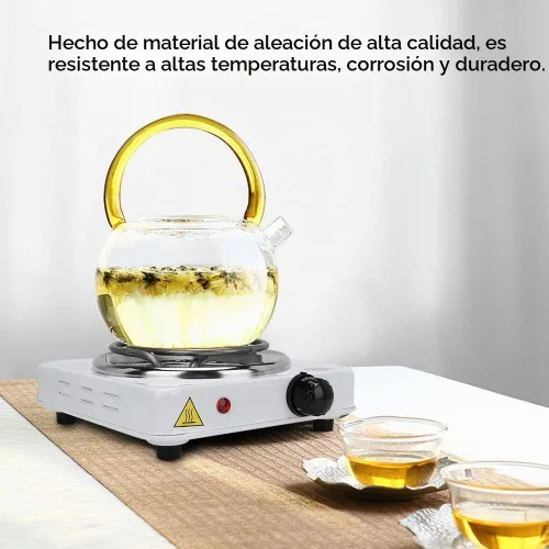 Vista 3 de Estufa eléctrica del hogar, mini estufa eléctrica portátil adecuada para olla caliente (estándar de EE. UU. 110V)