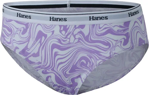 Vista 2 de Hanes Little Originals Hipsters - Ropa interior de algodón que absorbe la humedad, paquete de 5