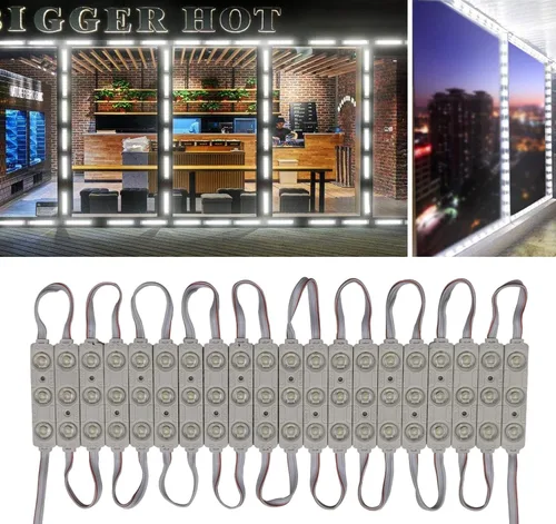 Vista 6 de Erudite Luces de Repuesto DC12V para Inflables 20 Piezas Luces LED Inflables Blancas con Autoadhesivo 3 LED - Inflables Hinchables de Navidad