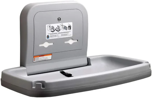 Vista 2 de Koala Kare KB200-01 - Cambiador horizontal de pared, polipropileno, gris