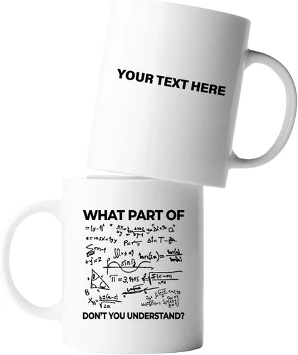 Vista 9 de ¿Qué parte de no entiendes? Regalos para ingenieros divertidos, profesor de matemáticas sarcástico, estudiante de ingeniería, artículos de bebida