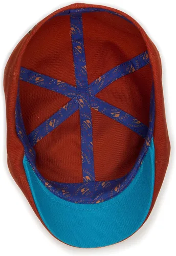 Vista 4 de Sterkowski Modelo Rusty Gorra plana tejida 100% algodón en Panamá para hombres y mujeres Gorra de periódico colorida y transpirable