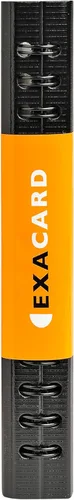 Vista 5 de Exacompta - Ref 75034E - Exactive - Tarjetero Exacard - Tamaño de 7.9 x 5.7 in, capacidad para hasta 120 tarjetas, 20 hojas, adecuado para tarjetas