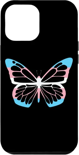 Vista 24 de Funda para iPhone 13 Pro Max Transgénero Mariposa Igualdad Transexual Bandera Trans Pride