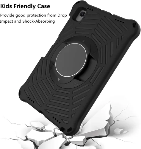 Vista 3 de Funda para tablet para niños Xiaomi Mi Pad 4 Plus (10.1") - Funda protectora EVA ligera a prueba de golpes con mango a prueba de caídas con correa