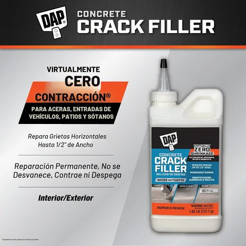 Vista 2 de DAP - Relleno para grietas de concreto, color gris, 1.62 lb (7079860500)